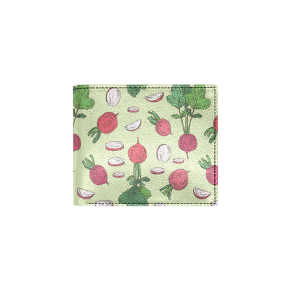 Radish Pattern Print Design A04 Men's ID Card Wallet