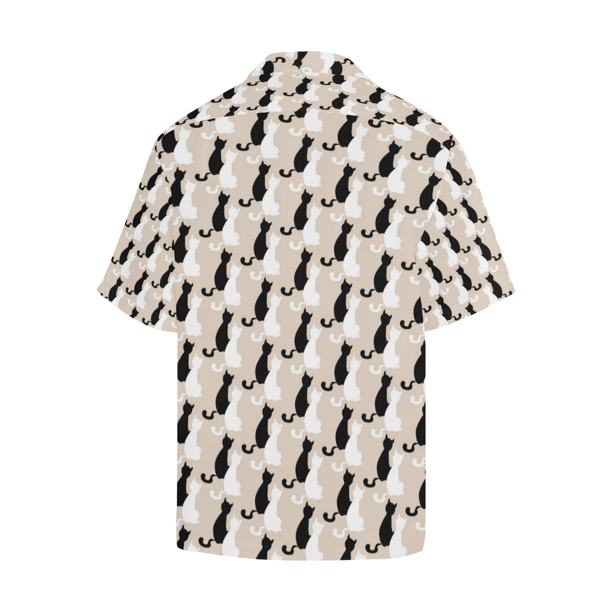 Cat Pattern Print Design 04 Men's Hawaiian Shirt