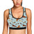 Horse Cute Themed Pattern Print Sports Bra