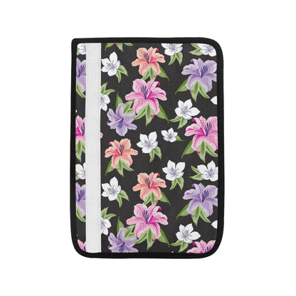 Lily Pattern Print Design LY02 Car Seat Belt Cover