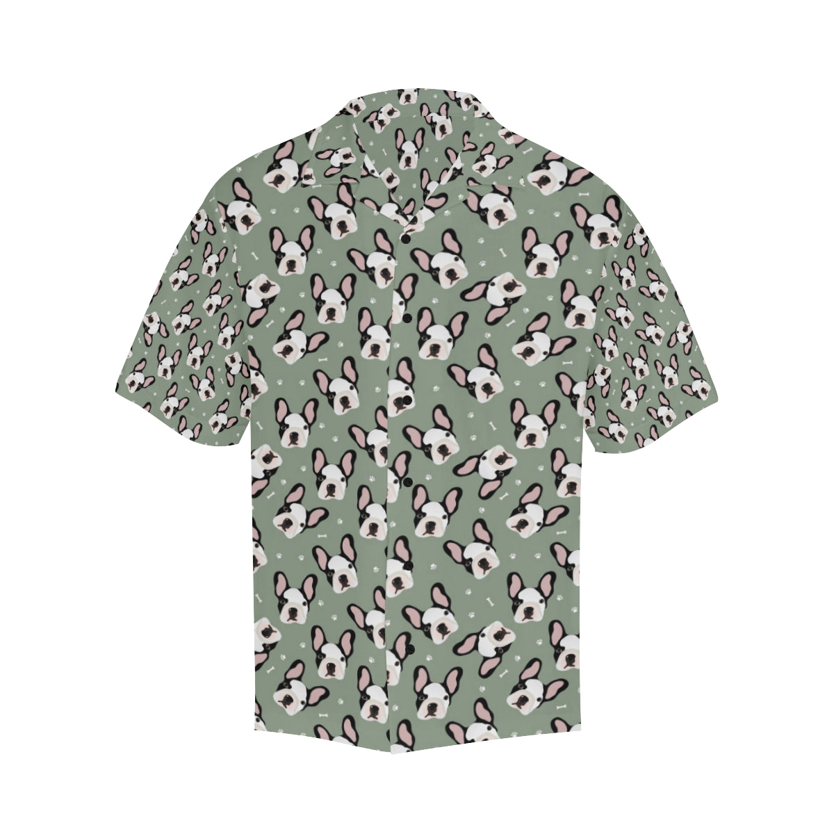 Boston Terrier Pattern Print Design 05 Men's Hawaiian Shirt