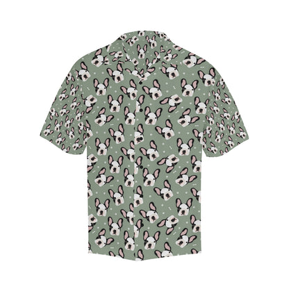 Boston Terrier Pattern Print Design 05 Men's Hawaiian Shirt