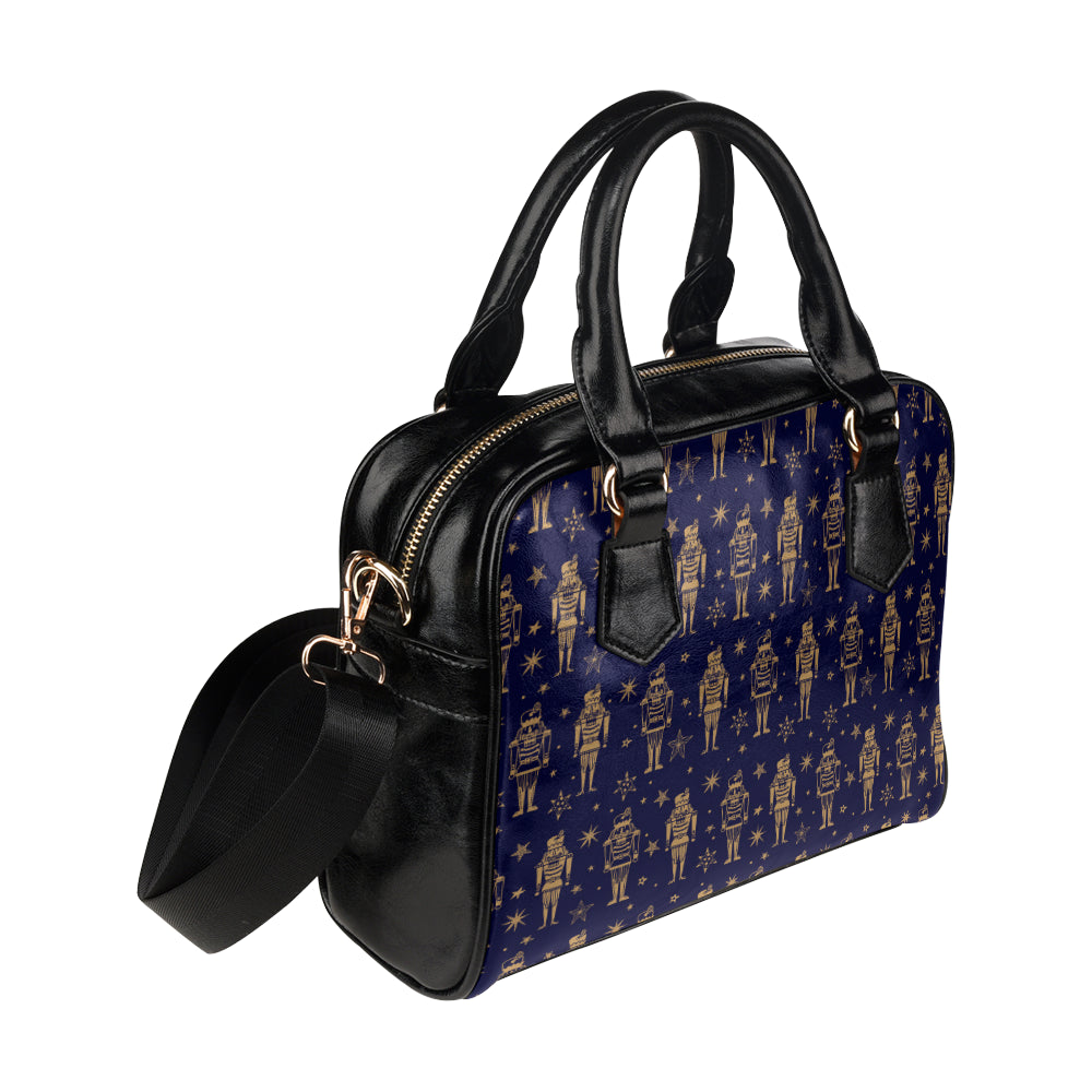 Nutcracker Pattern Print Design A05 Shoulder Handbag