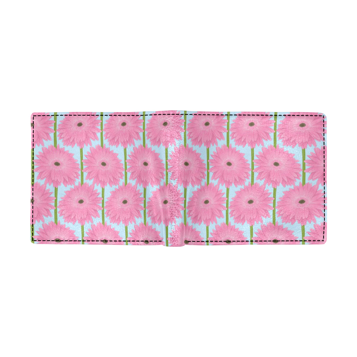 Gerberas Pattern Print Design GB01 Men's ID Card Wallet
