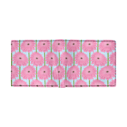Gerberas Pattern Print Design GB01 Men's ID Card Wallet