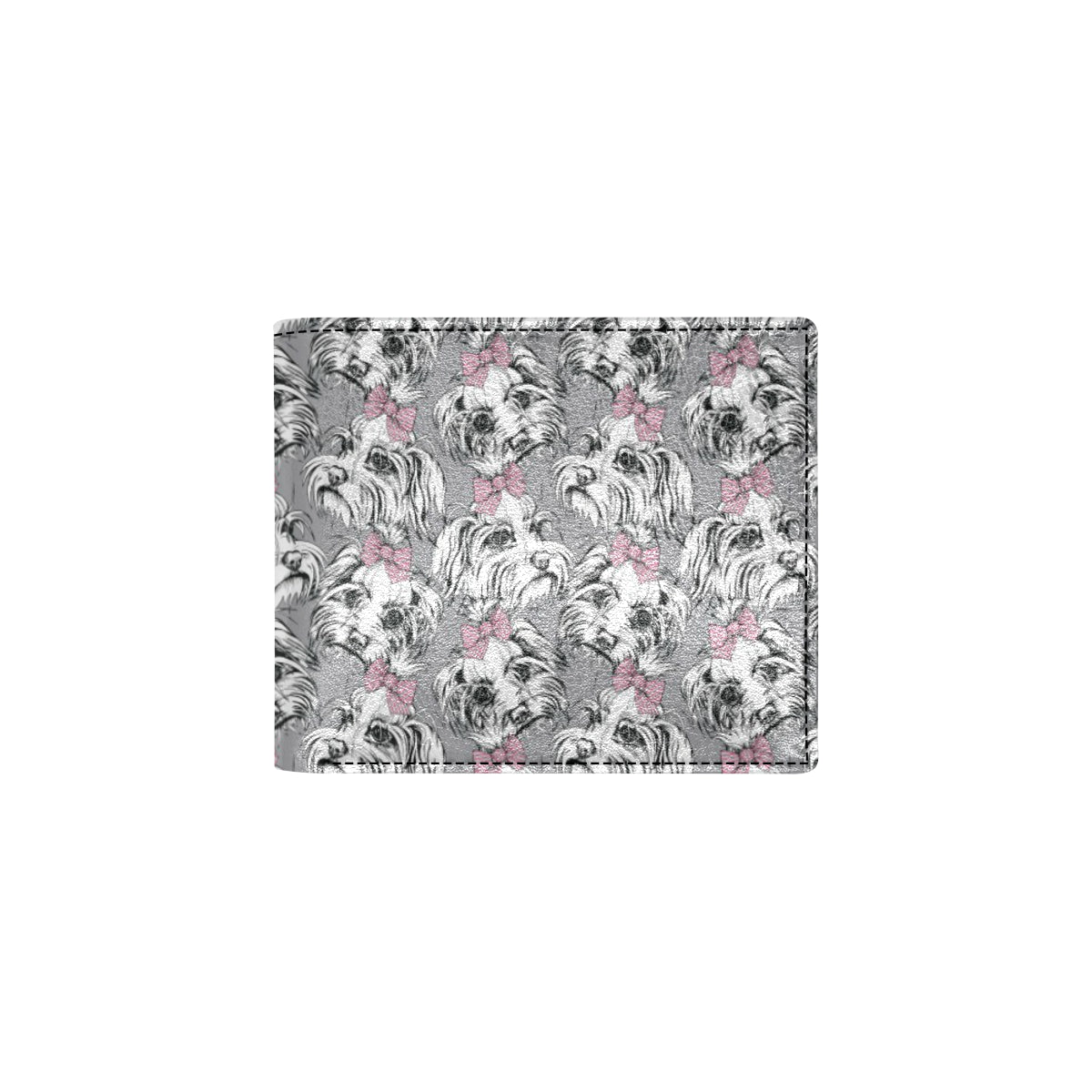 Maltese Pattern Print Design 01 Men's ID Card Wallet
