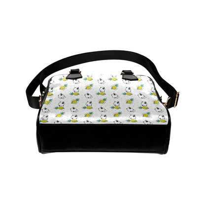 Bull Terriers Pattern Print Design 05 Shoulder Handbag