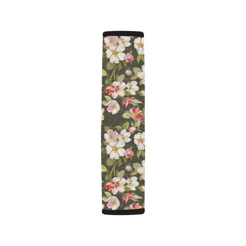 Apple blossom Pattern Print Design AB01 Car Seat Belt Cover