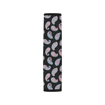 Paisley Pink Design Mandala Print Car Seat Belt Cover