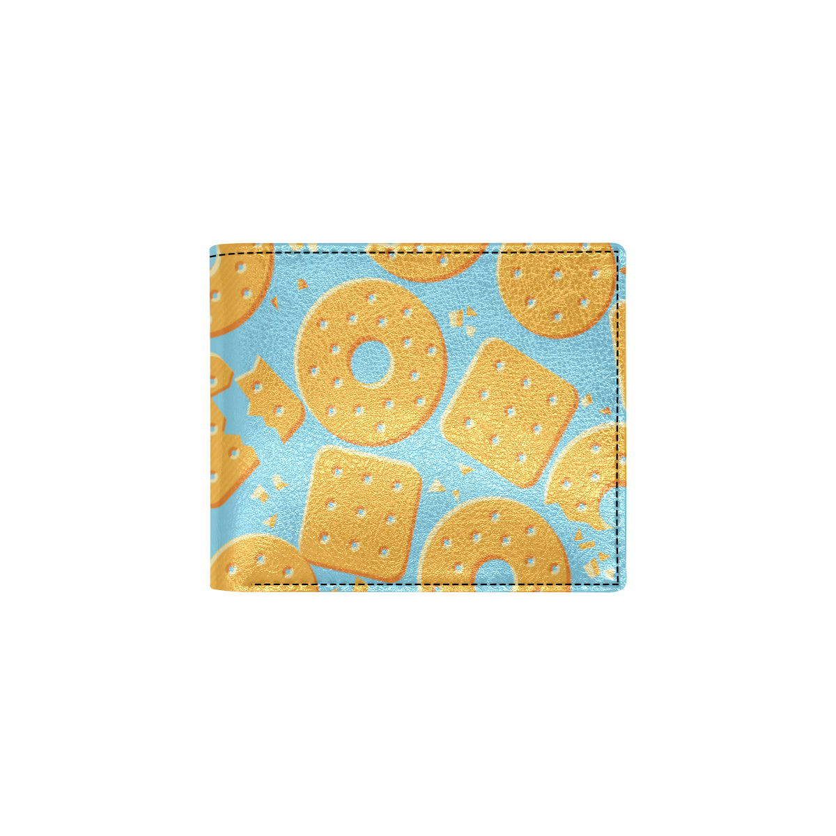 Cracker Pattern Print Design 02 Men's ID Card Wallet