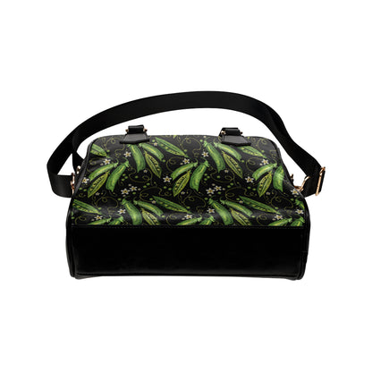 Peas Pattern Print Design A02 Shoulder Handbag