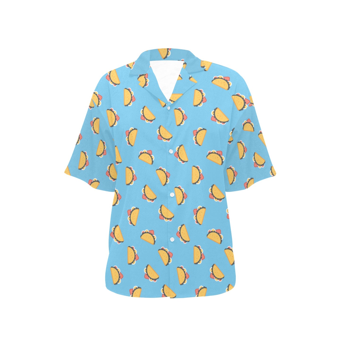 Taco Print Design LKS301 Women's Hawaiian Shirt
