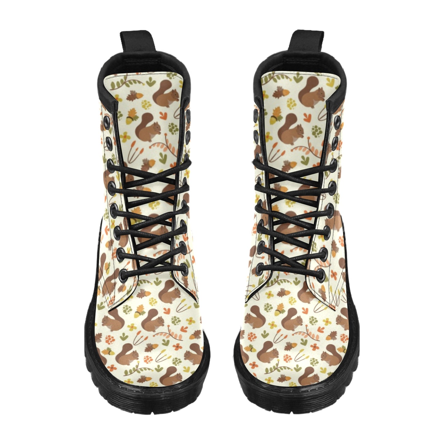 Squirrel Print Design LKS3010 Women's Boots