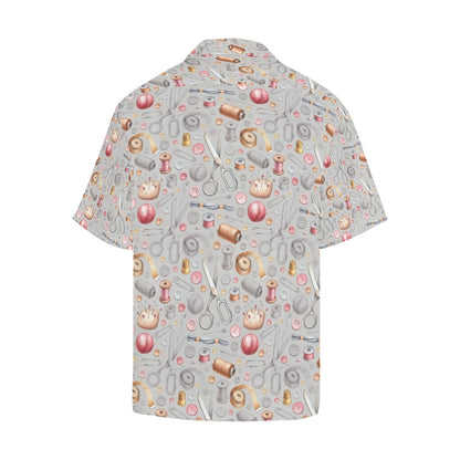 Sewing Equipment Print Design LKS302 Men's Hawaiian Shirt
