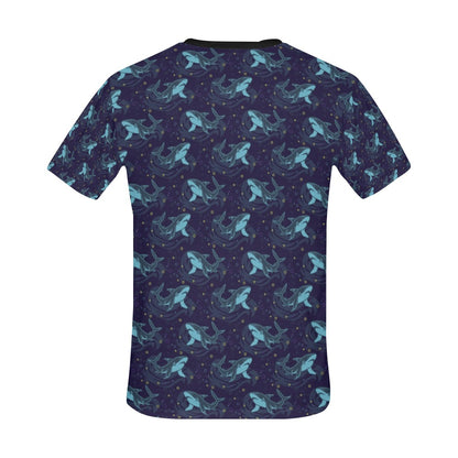 Shark Print Design LKS306 Men's All Over Print T-shirt
