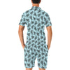 Sea Turtle Print Design LKS3010 Men's Romper