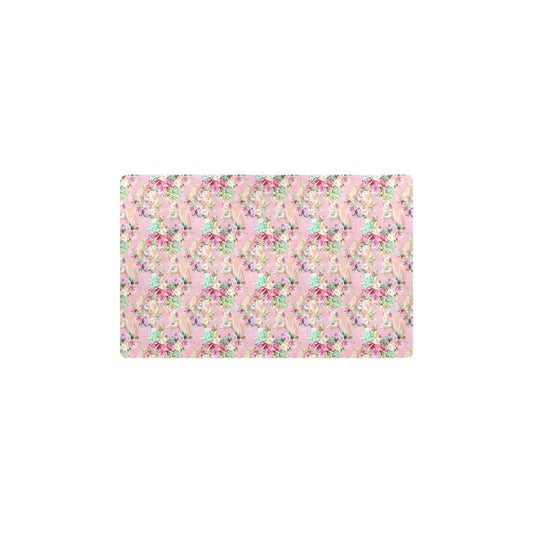 Unicorn Princess with Rose Kitchen Mat