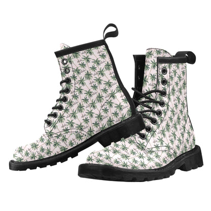 Aloha Beach Pattern Design Themed Print Women's Boots