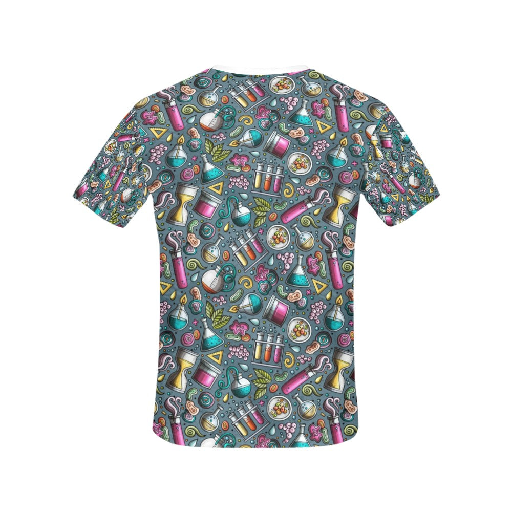 Science Print Design LKS304 Women's  T-shirt