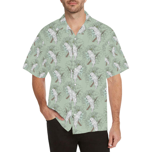 Cockatiel Pattern Print Design 01 Men's Hawaiian Shirt