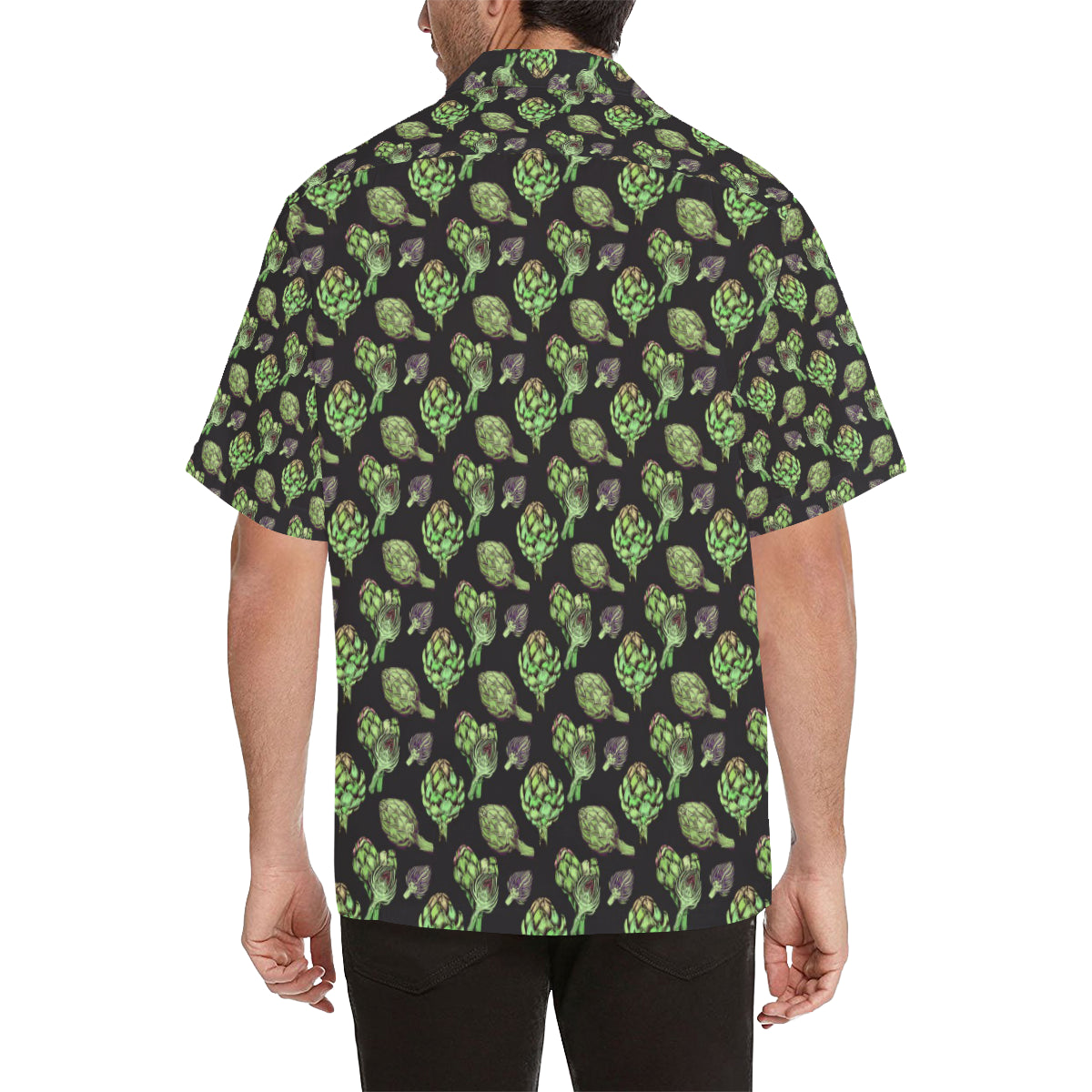 Artichoke Pattern Print Design 02 Men's Hawaiian Shirt