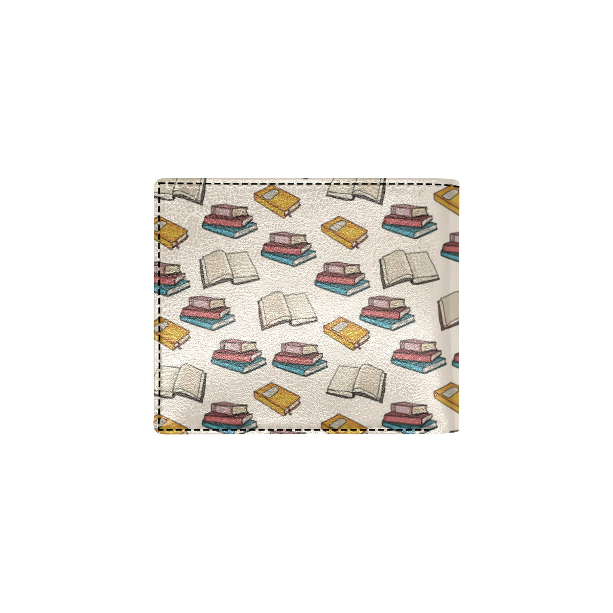 Book Pattern Print Design 04 Men's ID Card Wallet