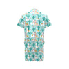 Llama Cactus Pattern Print Design 08 Men's Romper