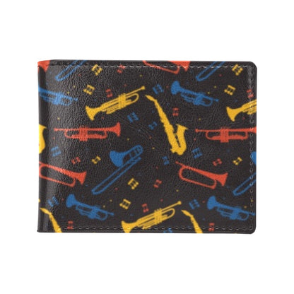 Saxophone Print Design LKS407 Men's ID Card Wallet