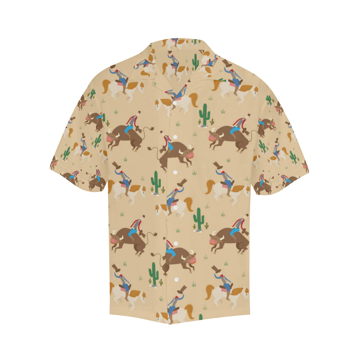 Rodeo Pattern Print Design A02 Men's Hawaiian Shirt