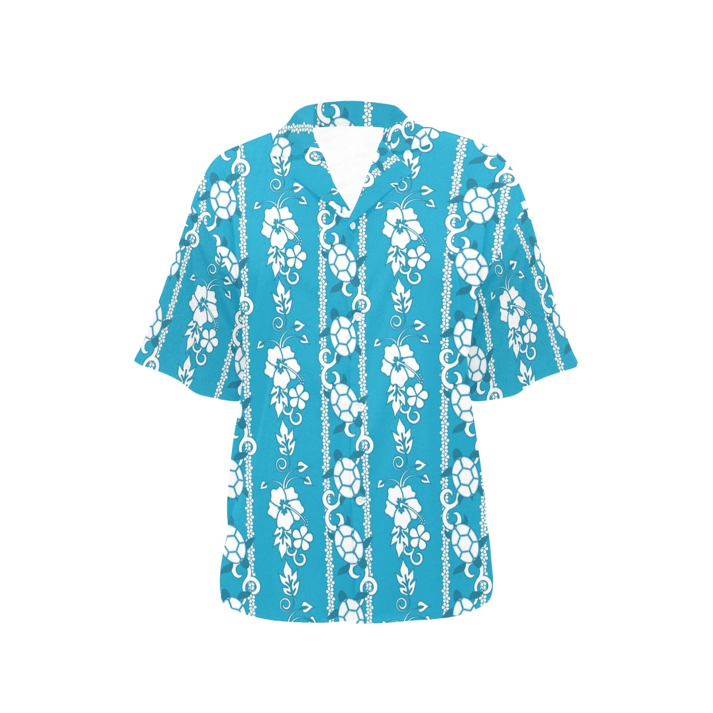 Hawaiian Themed Pattern Print Design H025 Women's Hawaiian Shirt