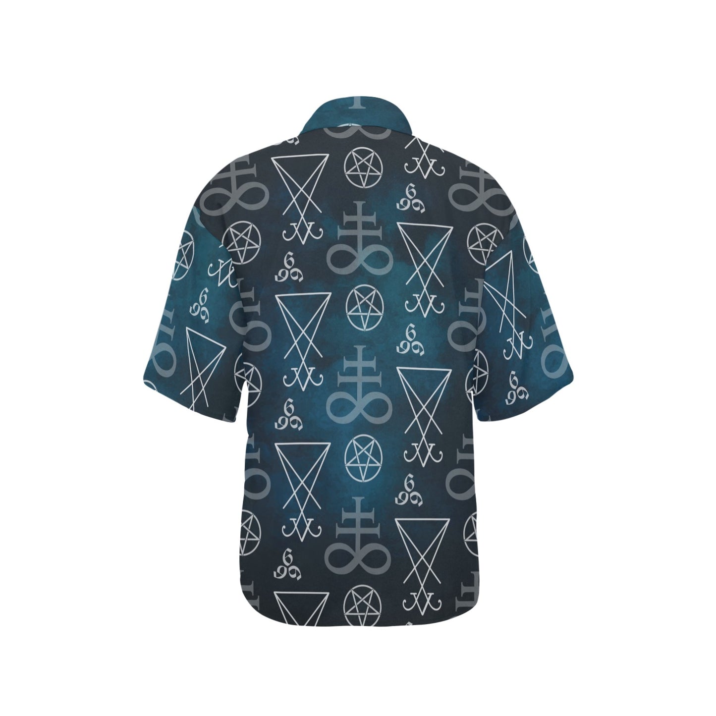 Pentagram Pattern Print Design A03 Women's Hawaiian Shirt