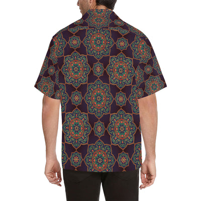 Medallion Pattern Print Design 03 Men's Hawaiian Shirt