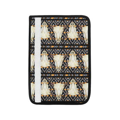 Buffalo Head Pattern Print Design 03 Car Seat Belt Cover