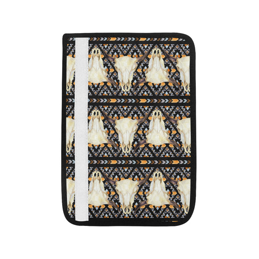 Buffalo Head Pattern Print Design 03 Car Seat Belt Cover