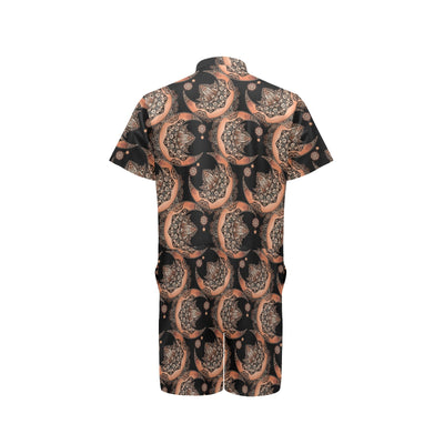 Sun Moon Mandala Men's Romper