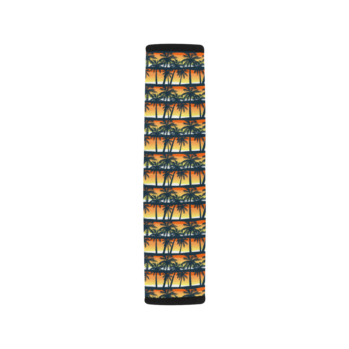 Palm Tree Sunset Design Print Car Seat Belt Cover