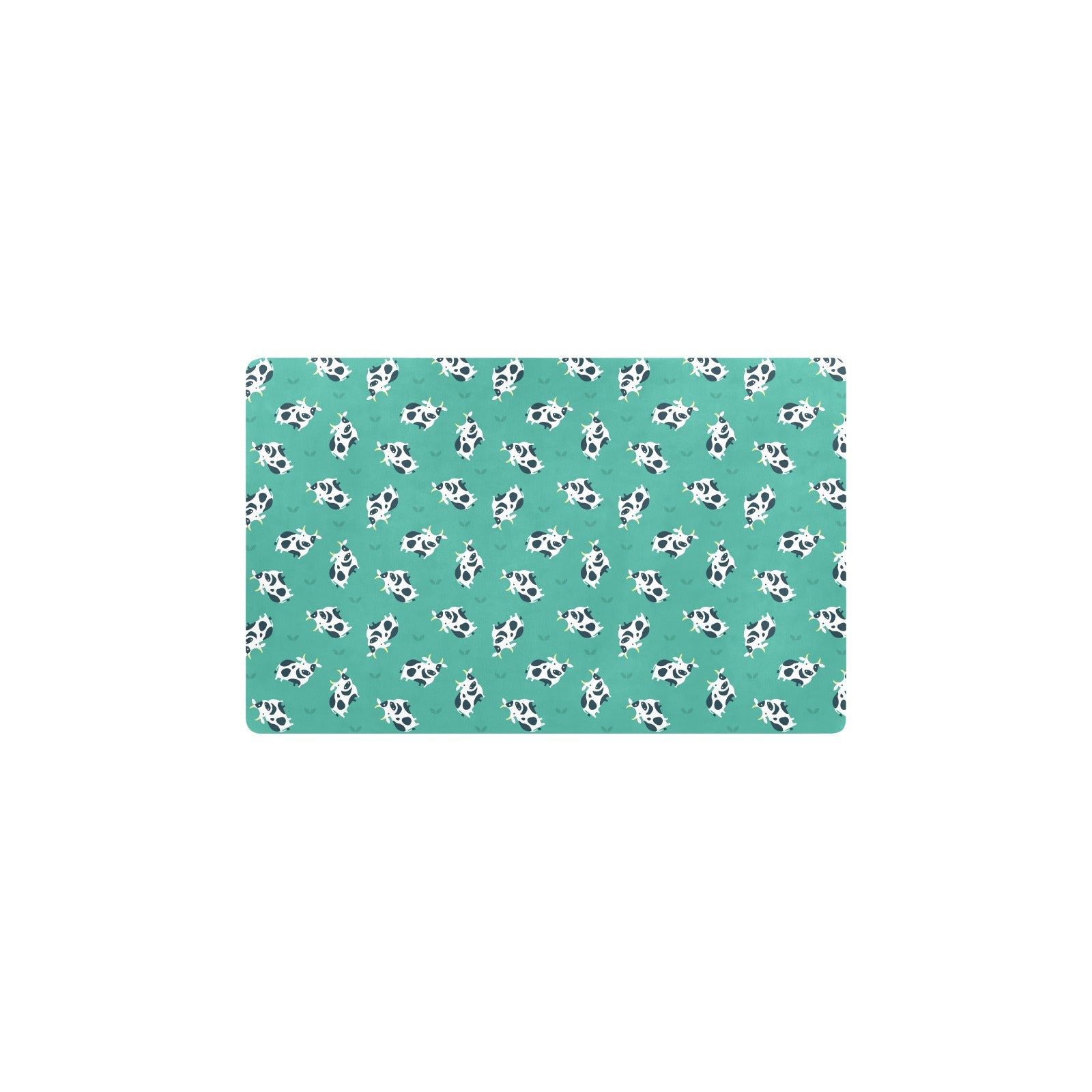 Cow Pattern Print Design 03 Kitchen Mat