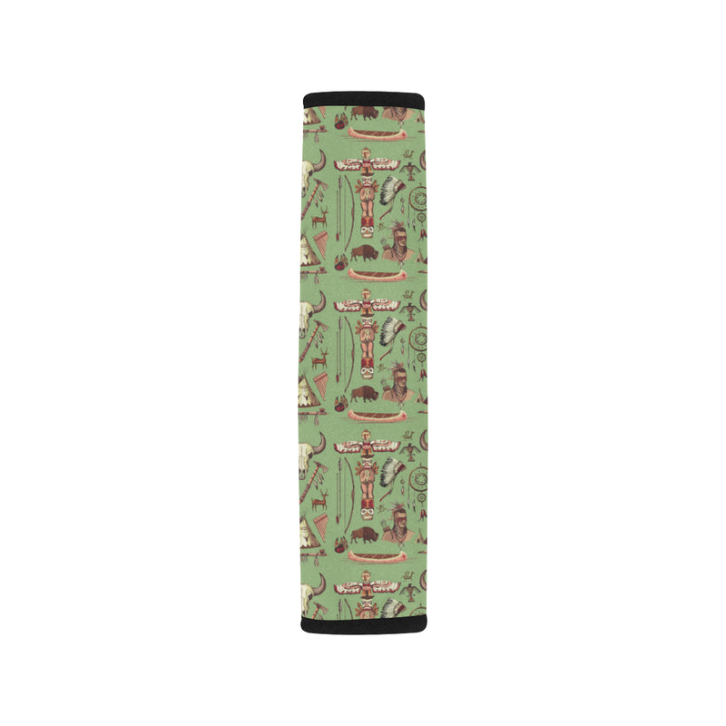 Native Indian Themed Design Print Car Seat Belt Cover