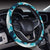 Shark Design Print Steering Wheel Cover with Elastic Edge