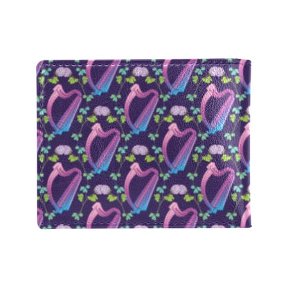 Harp Print Design LKS403 Men's ID Card Wallet
