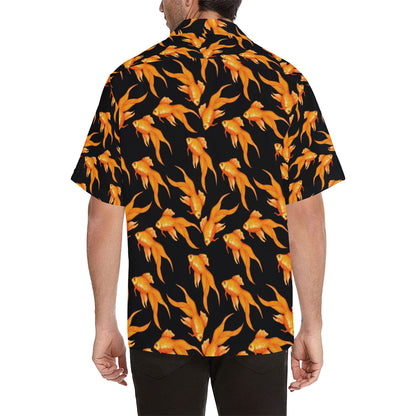 Goldfish Pattern Print Design 03 Men's Hawaiian Shirt