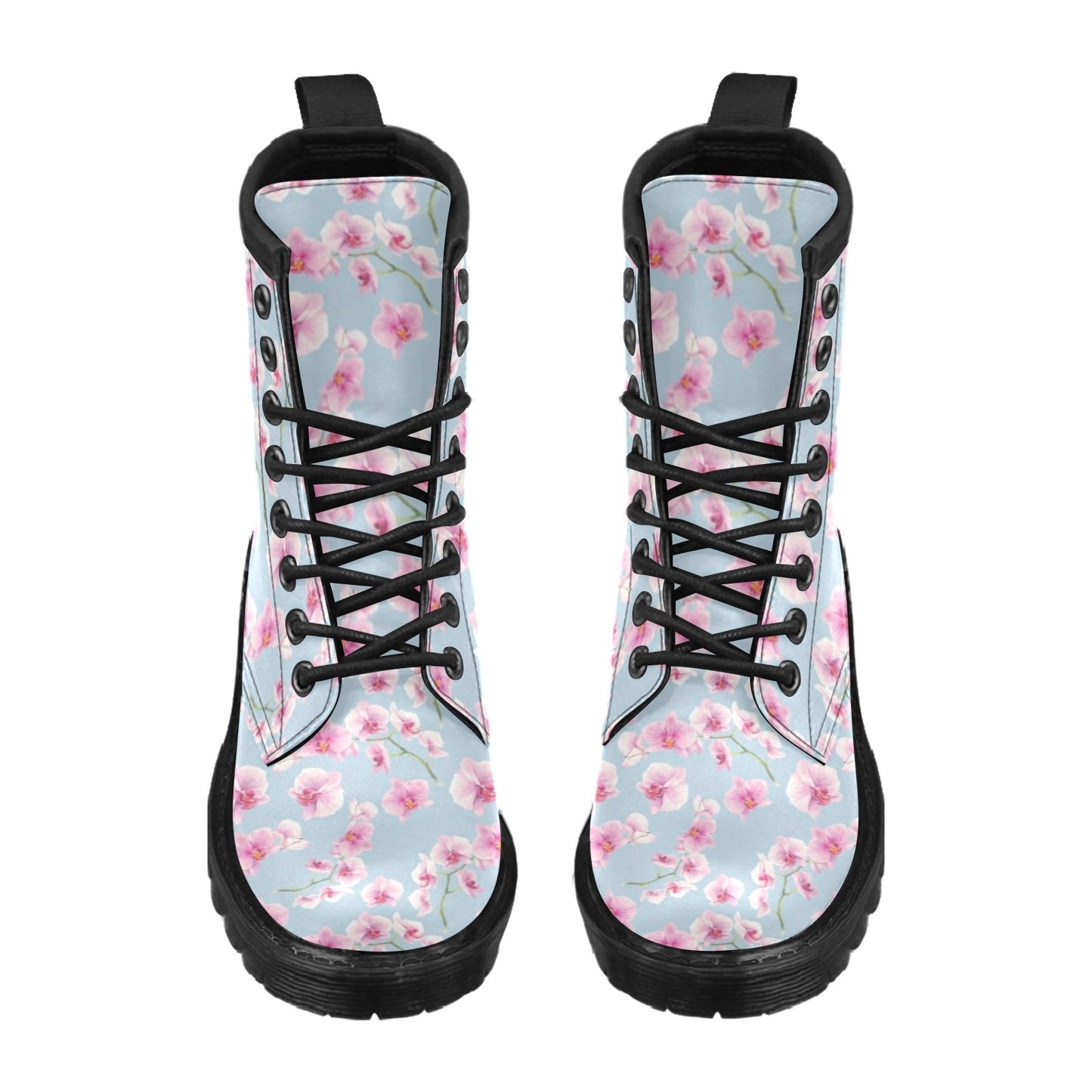 Orchid Pink Pattern Print Design OR01 Women's Boots