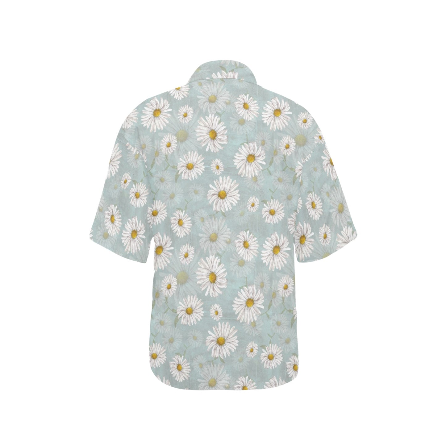 Daisy Pattern Print Design DS012 Women's Hawaiian Shirt