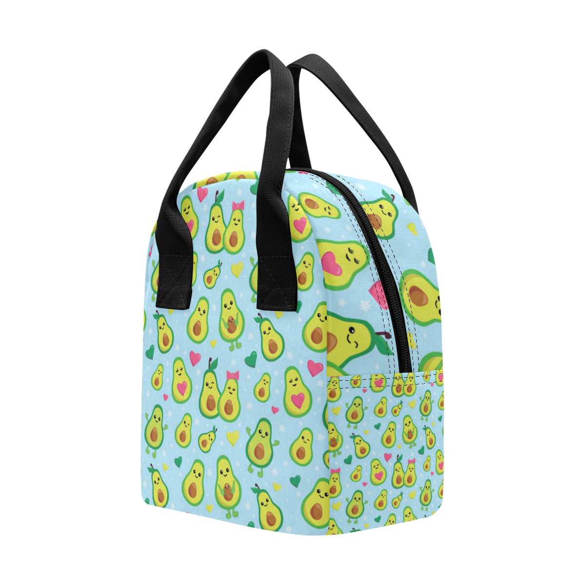 Avocado Pattern Print Design AC09 Insulated Lunch Bag