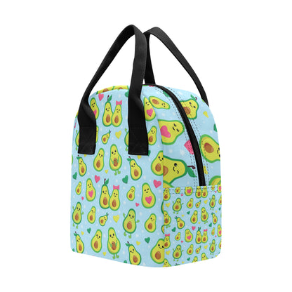 Avocado Pattern Print Design AC09 Insulated Lunch Bag