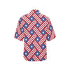 American flag Pattern Women's Hawaiian Shirt