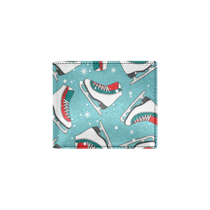 Ice Skate Pattern Print Design 03 Men's ID Card Wallet