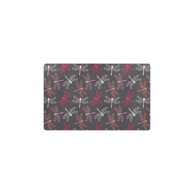 Dragonfly Pattern Print Design 01 Kitchen Mat