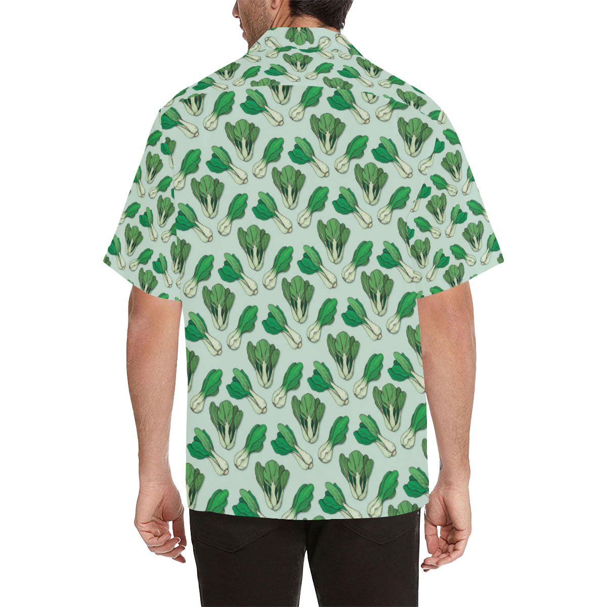 Bok Choy Pattern Print Design 01 Men's Hawaiian Shirt