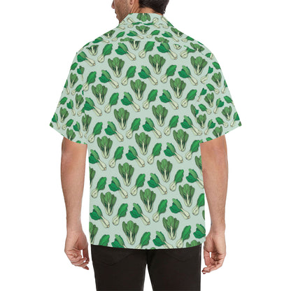 Bok Choy Pattern Print Design 01 Men's Hawaiian Shirt